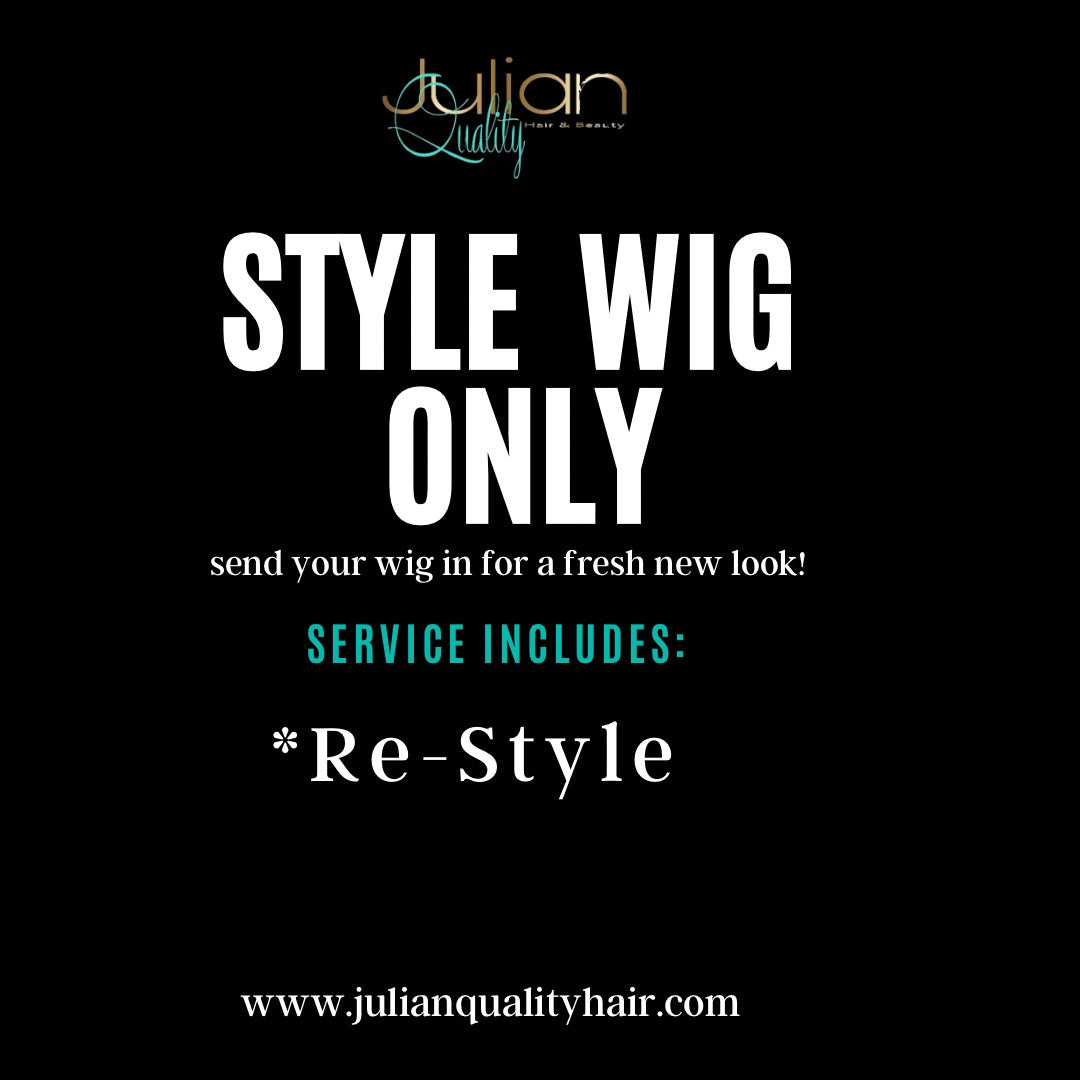 STYLE WIG ONLY ( no wash)